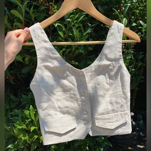 Anthropologie waistcoat